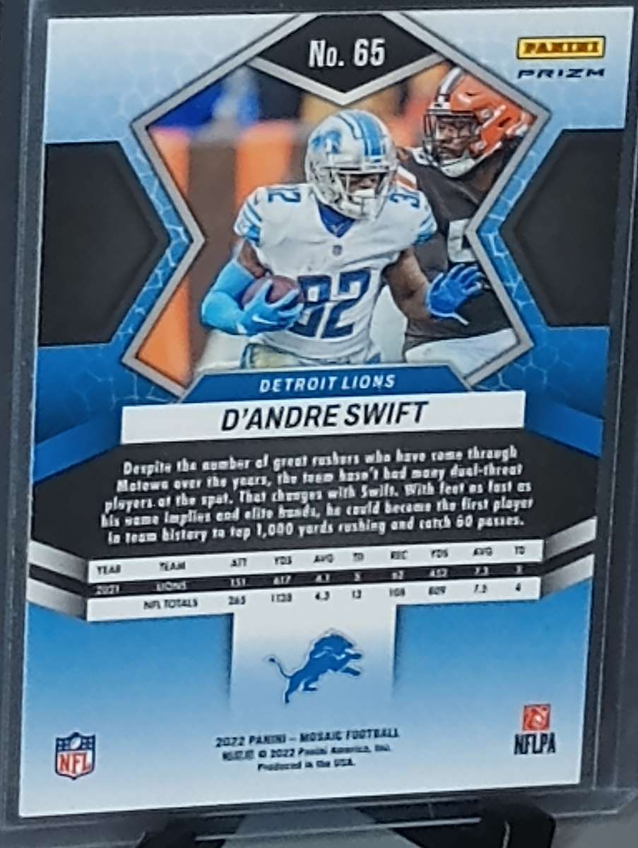 2022 mosaic honeycomb ssp Dandre Swift 65