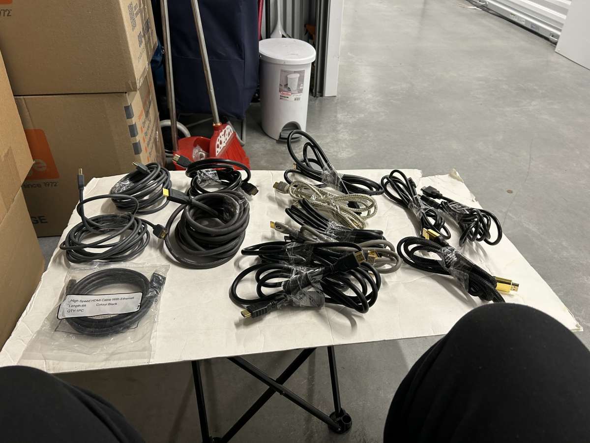 LOT OF 15 HIGH SPEED HDMI CABLE WITH ETHERNET