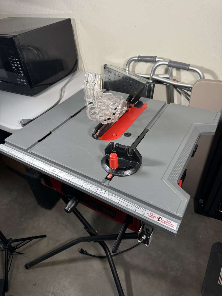 Portable Craftsman Table Saw  Reliable and Ready for Any Job