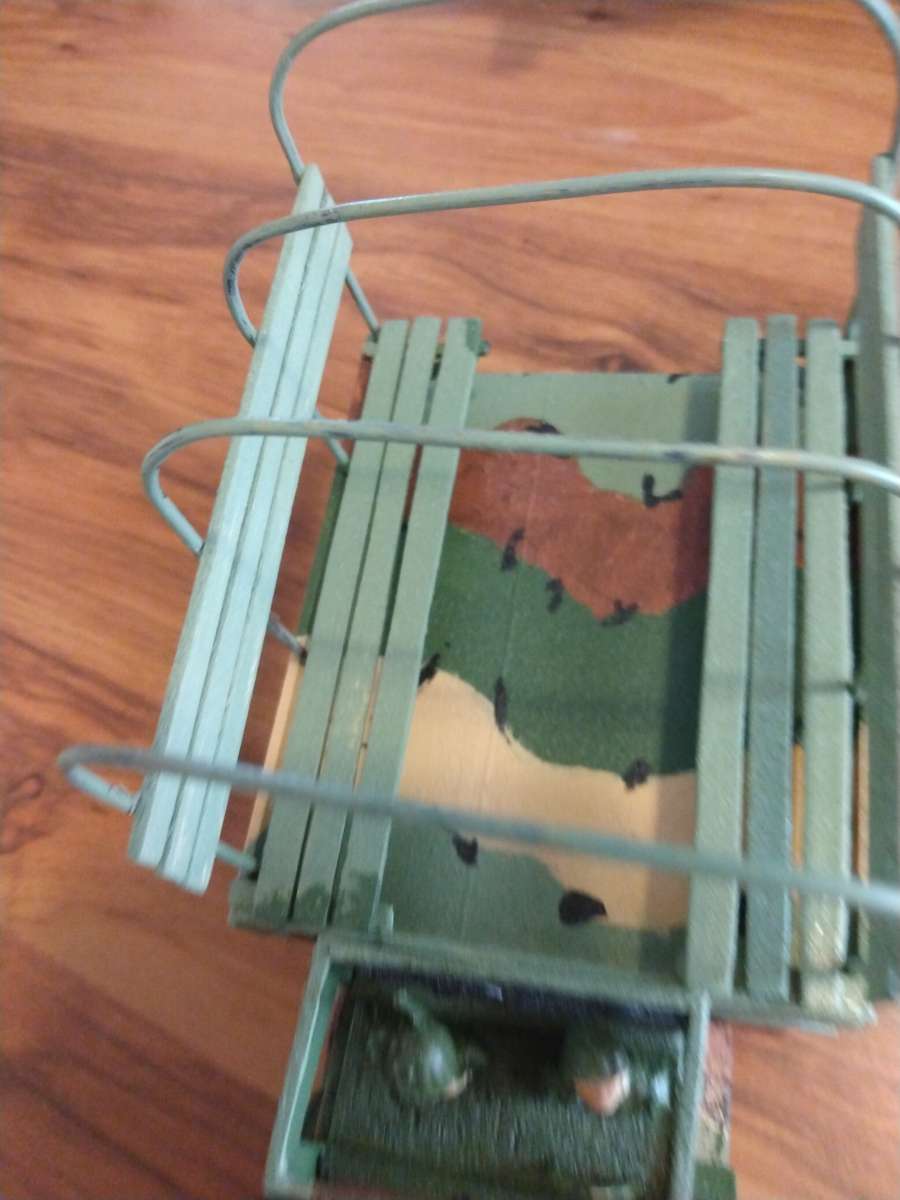 Handcrafted 2and 1 half truck Military