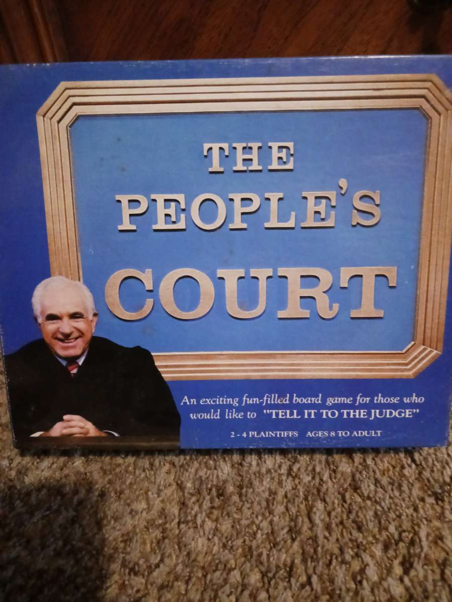The Peoples Court Board Game