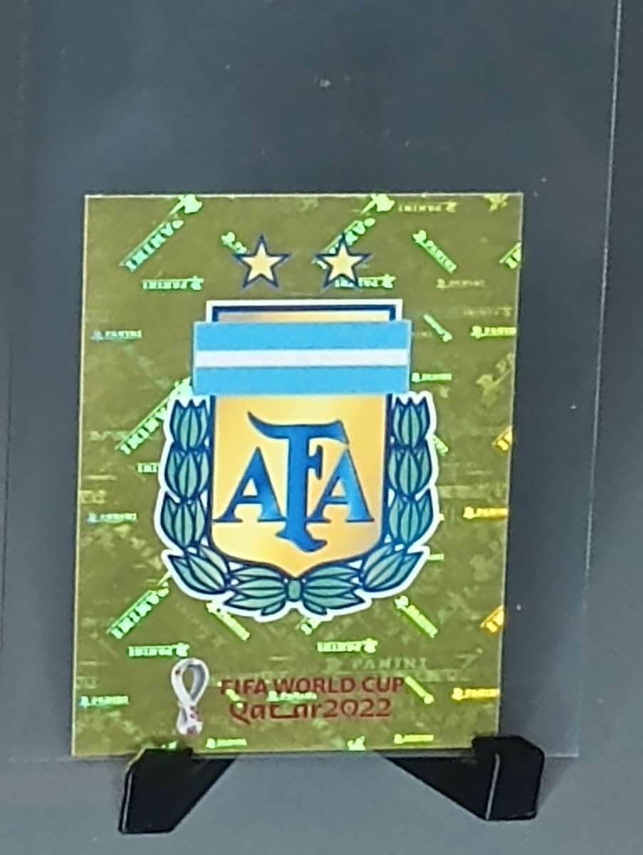 2022 world cup Qatar mini sticker gold border 10 card lot