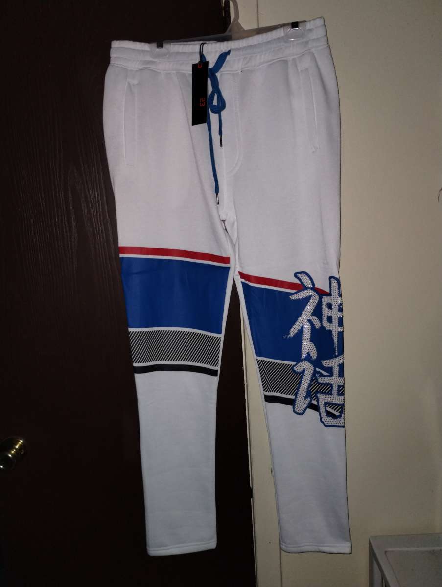NEW Men SIZE XL Graphic jogger pants