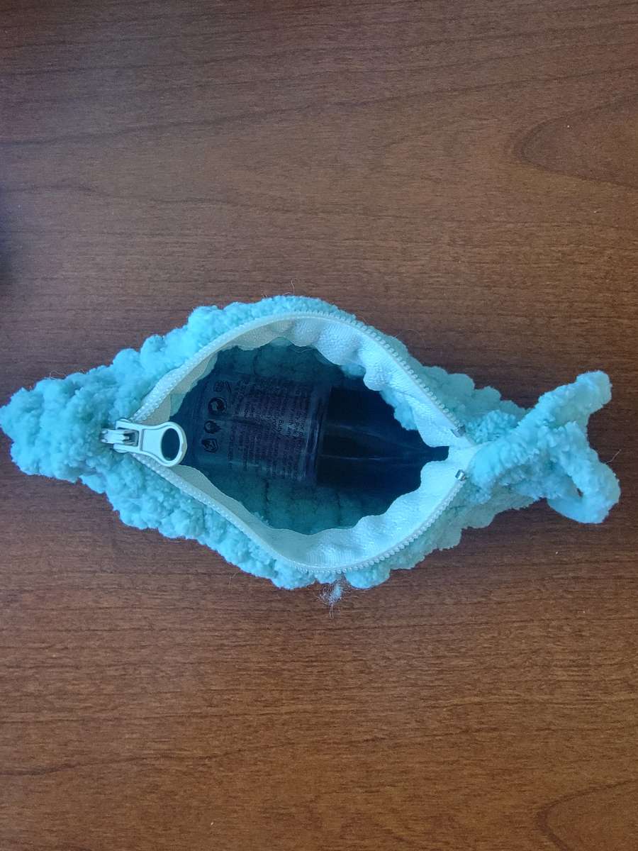 soft knitted wallet pouches