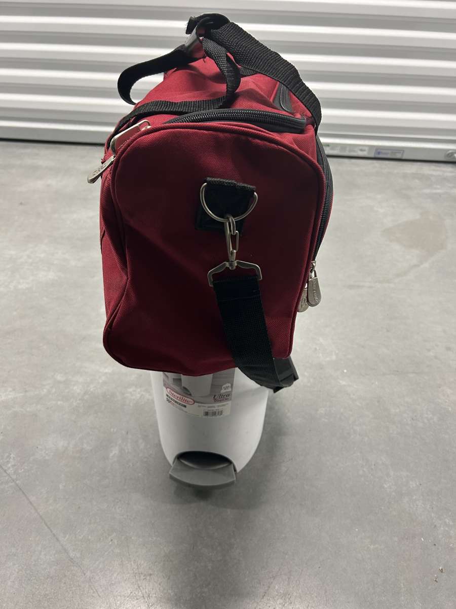 PIERRE CARDIN RED DUFFLE BAG FOR MEN OR WOMEN