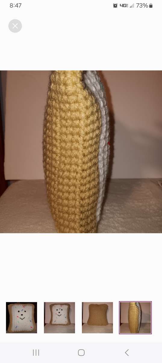 Handmade Crochet Pop Tart