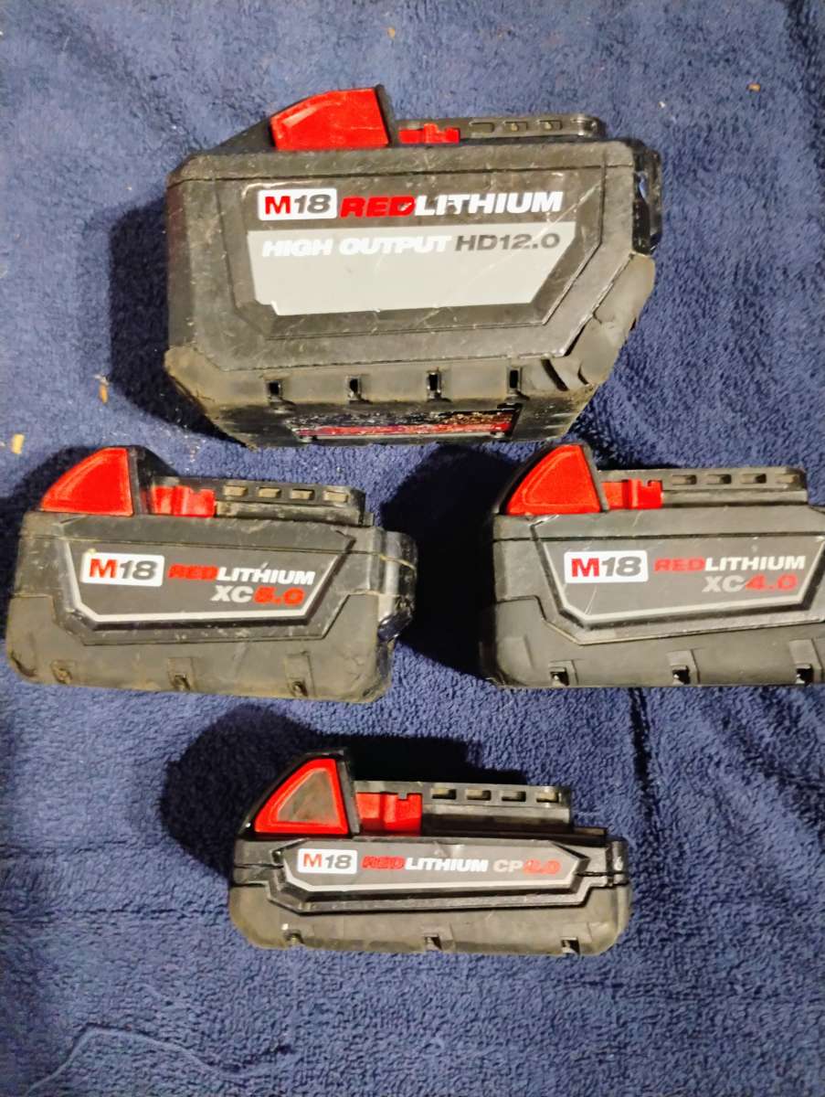 Milwaukee batties M18