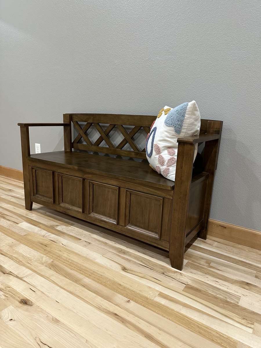 Amherst Entryway WoodStorage Bench