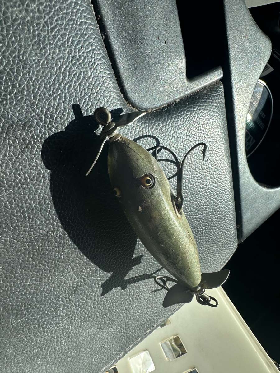 vintage fishing lure chub creek injured minnow