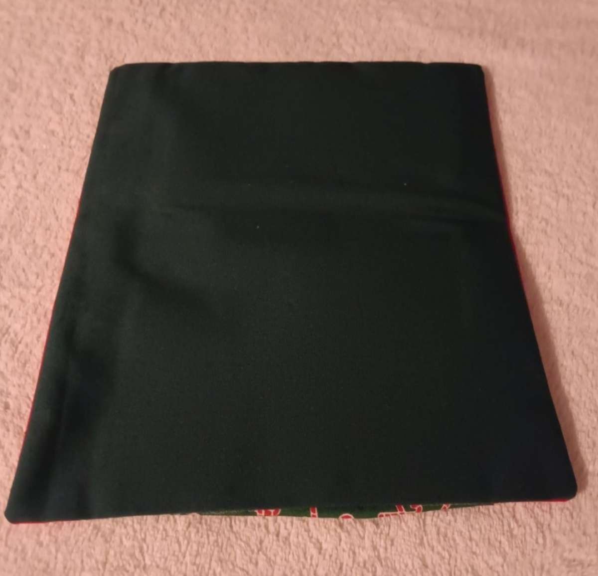 Handmade Burp Rag Holiday Print