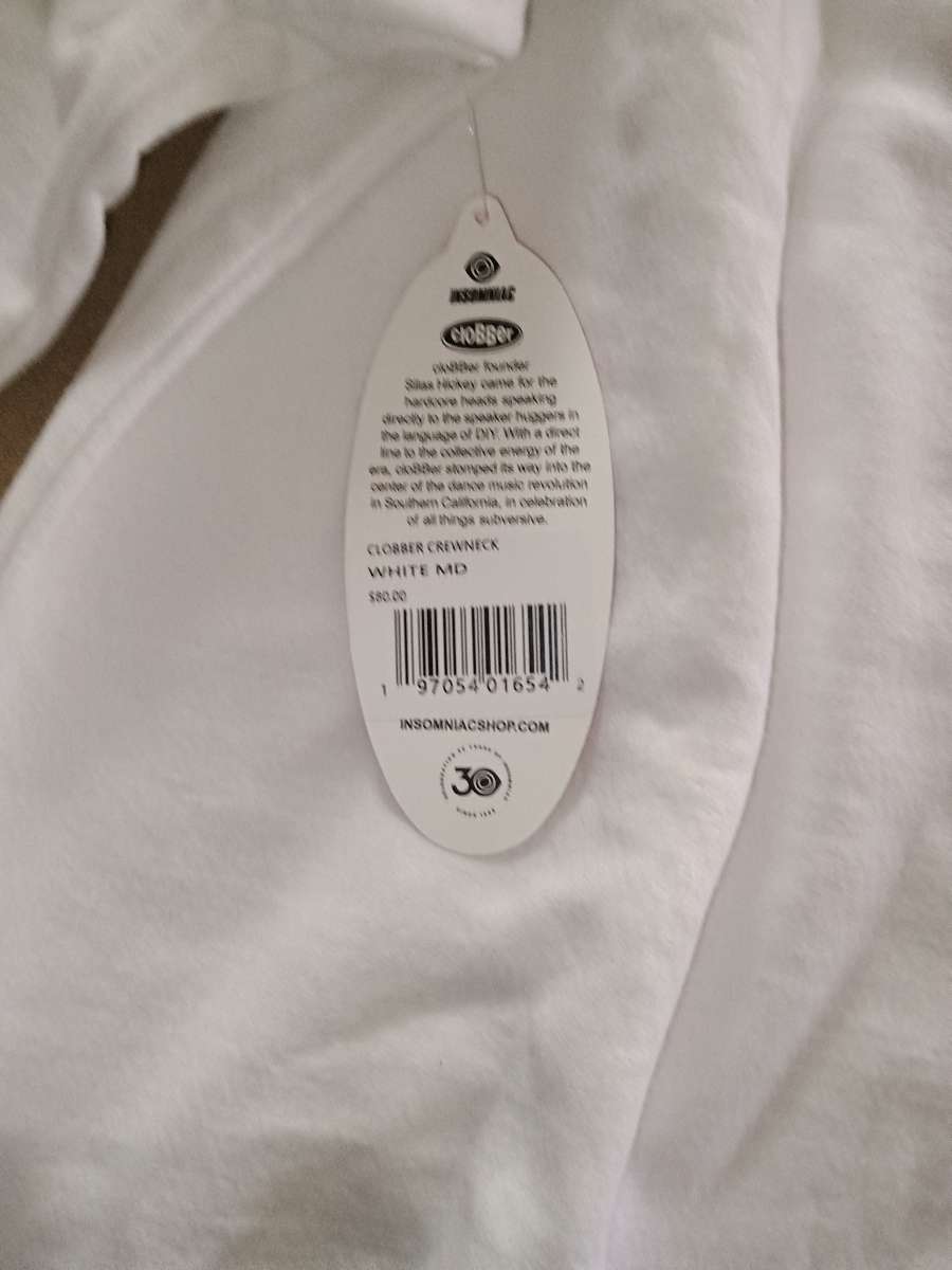 designer insomniac crew neck sweater size Medium