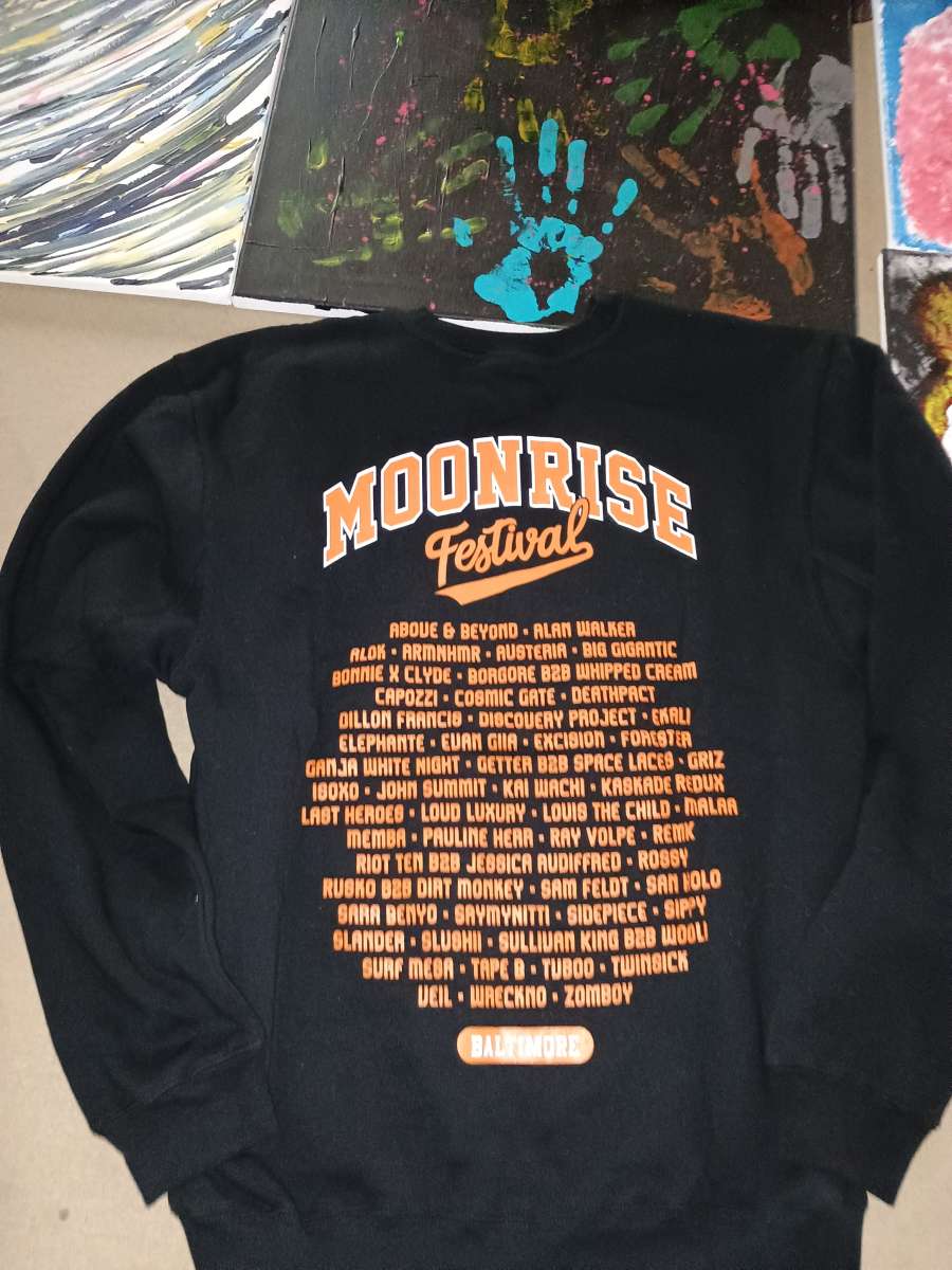 designer crewneck sweater size medium