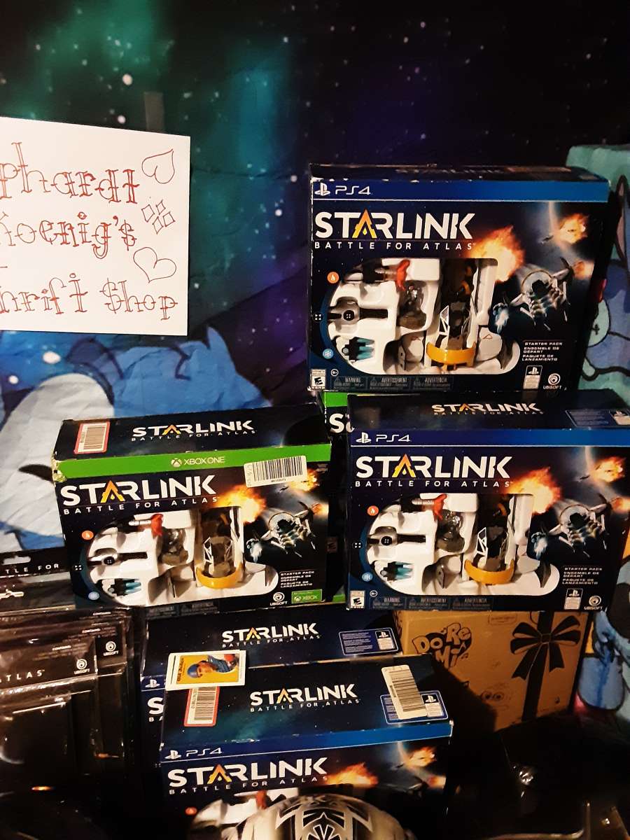 starlink figures and ships and starlink gift bag sets
