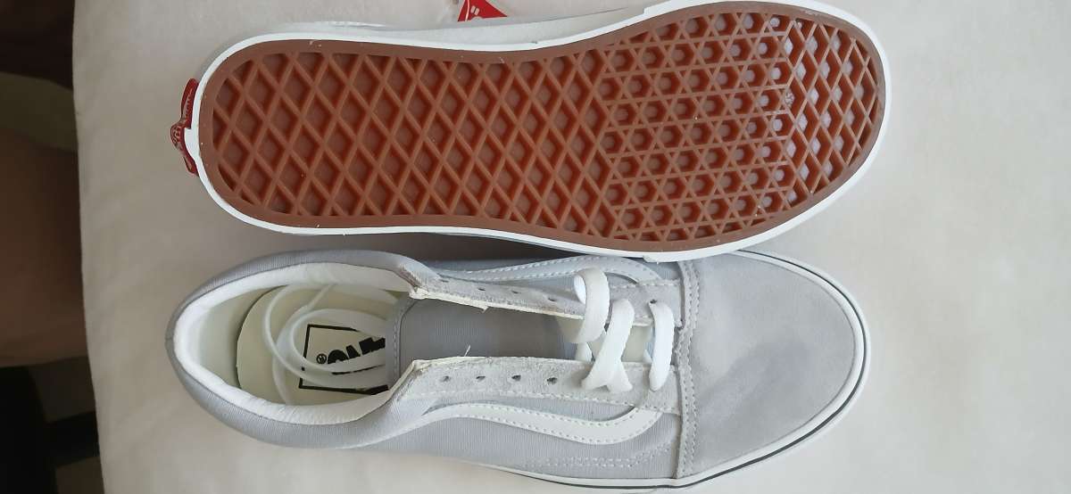 vans gray size 7