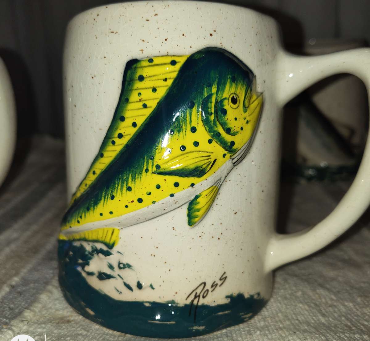 4 Vintage Ross Fis coffee mugs