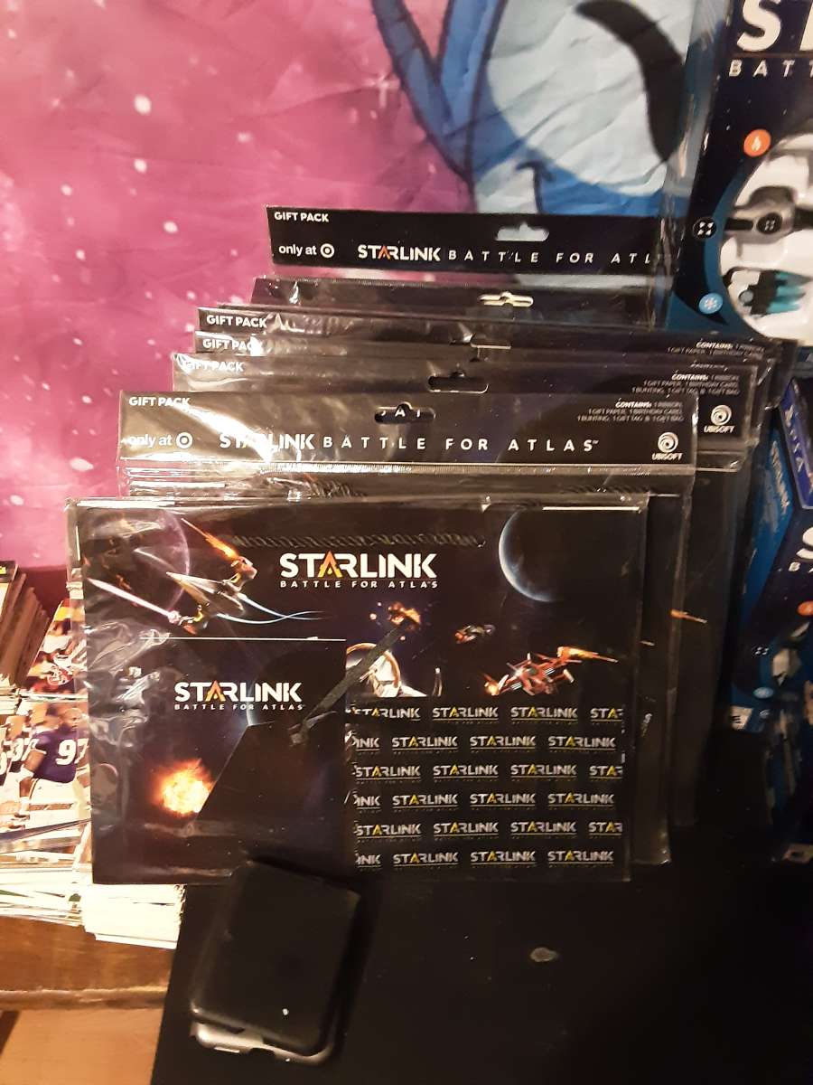 starlink figures and ships and starlink gift bag sets