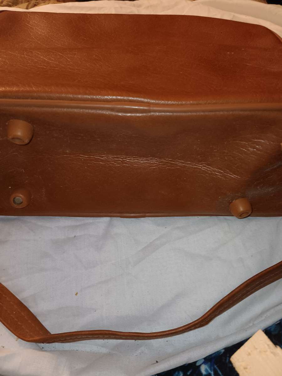 Vintage Brown weekender bag