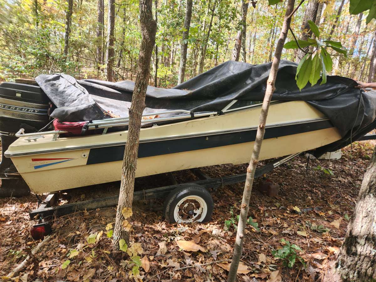 85 hp mercury outboard motor boat and trailer