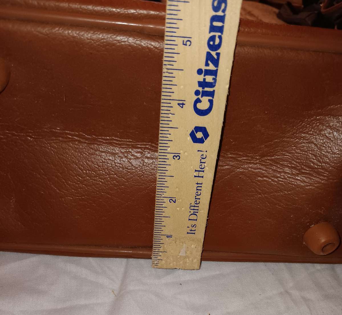 Vintage Brown weekender bag