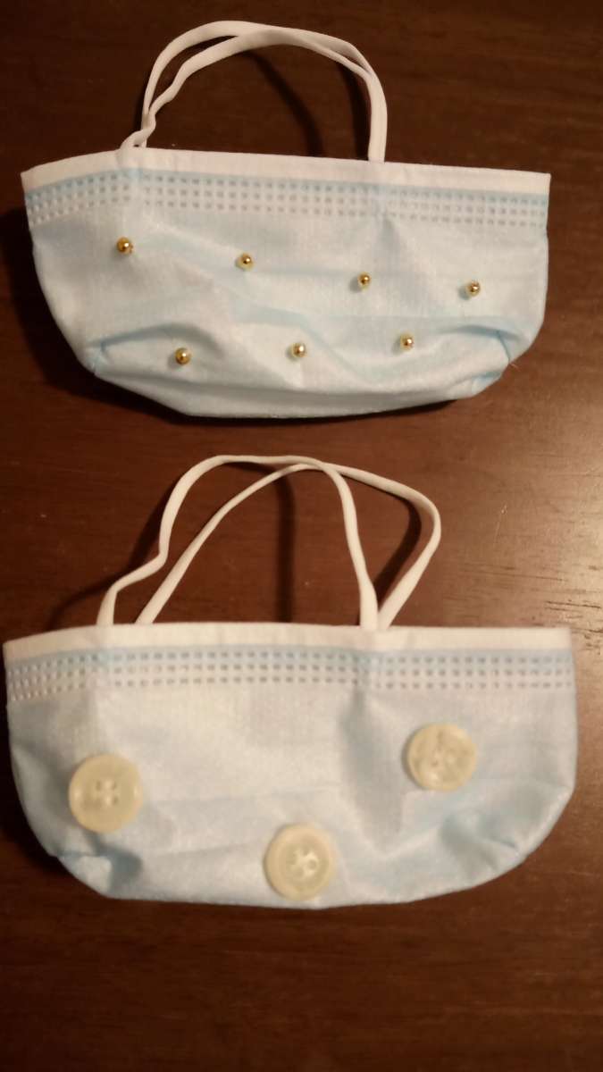 Handmade Mini Coin Purse Trinket bag set of 2