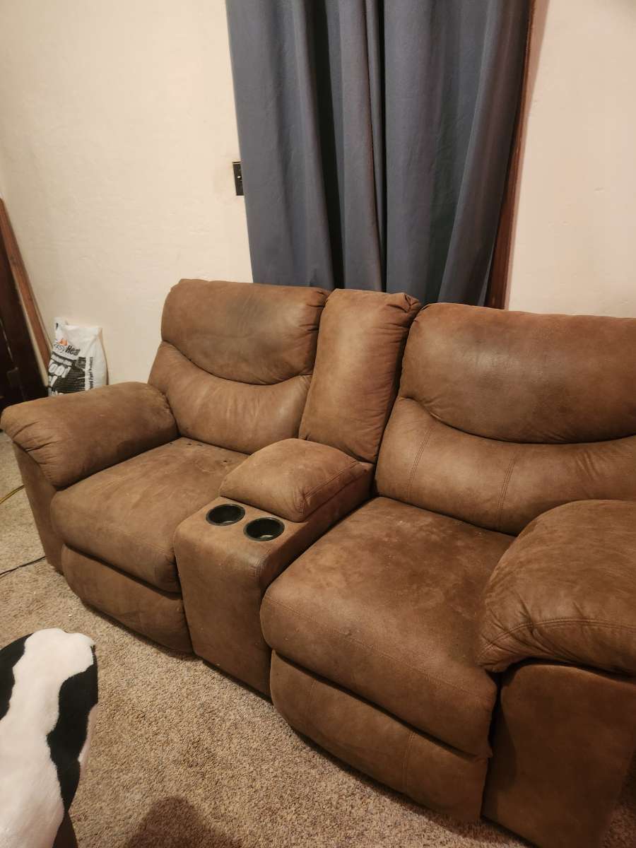 love seat  electric recliners