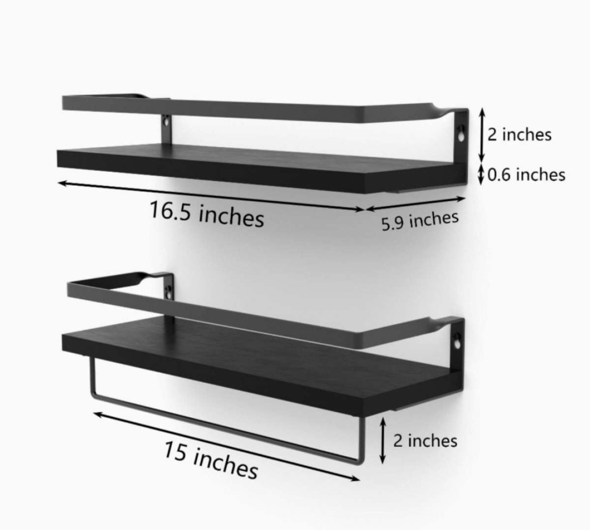 Bathroom Floating Shelves