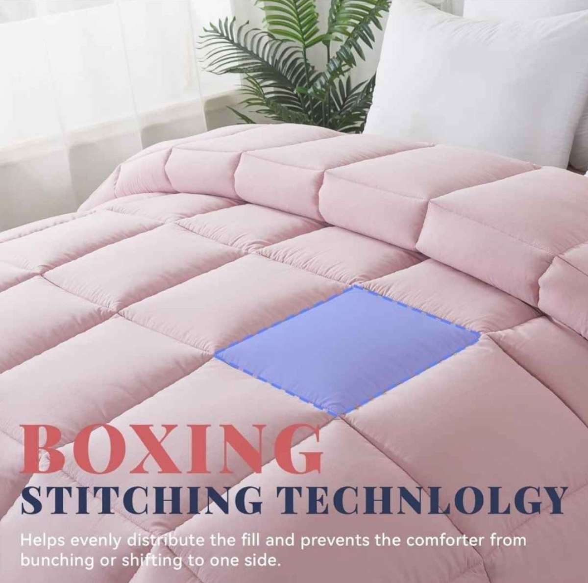 PinkGray Comforter Set  Twin