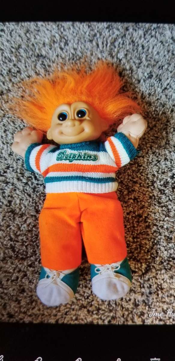 NFL Miami Dolphins plush Troll