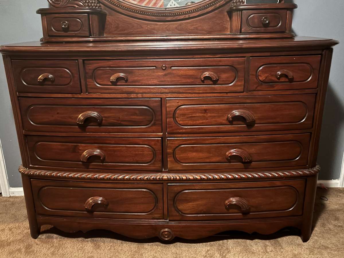 Vintage Dresser with Mirror