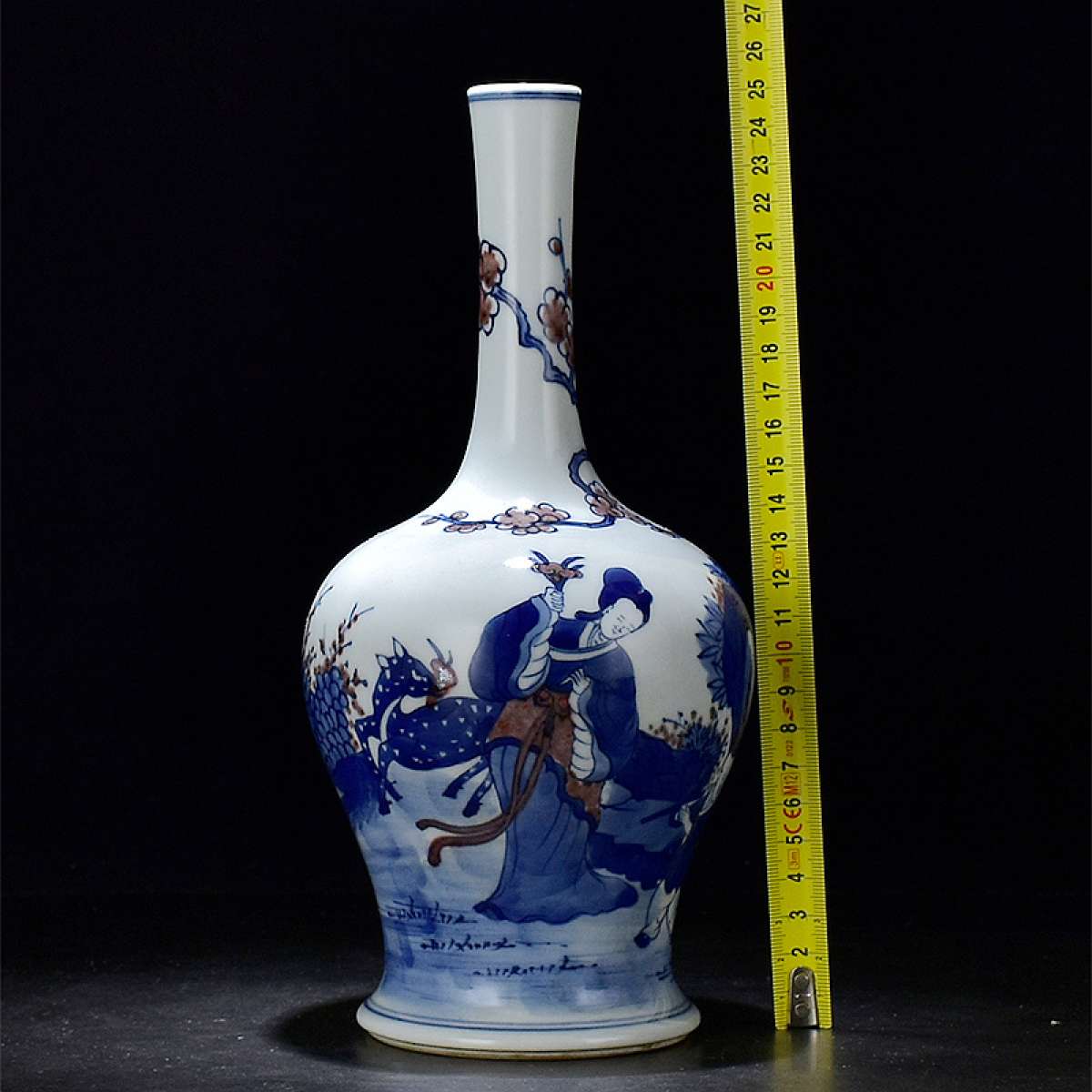 Chinese blue and white porcelain vase antique porcelain