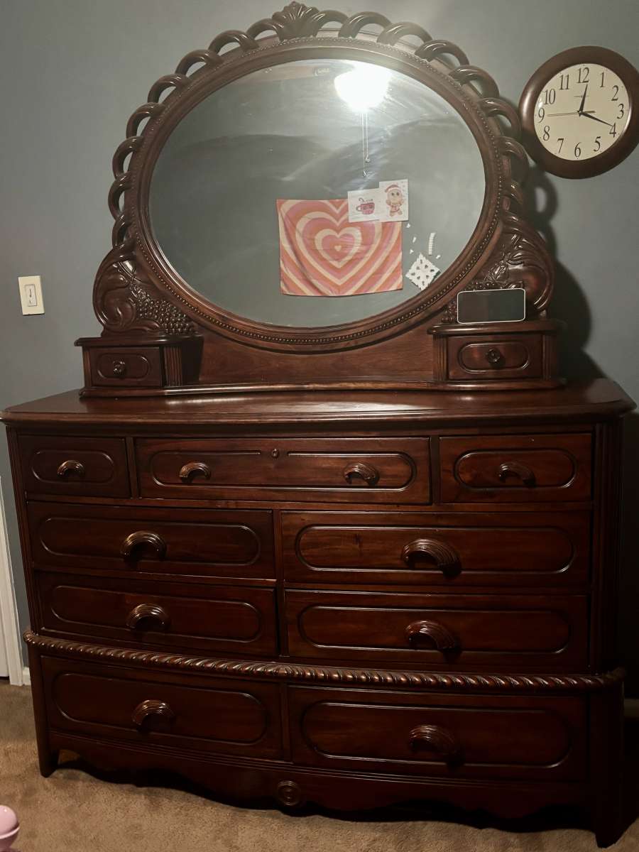 Vintage Dresser with Mirror