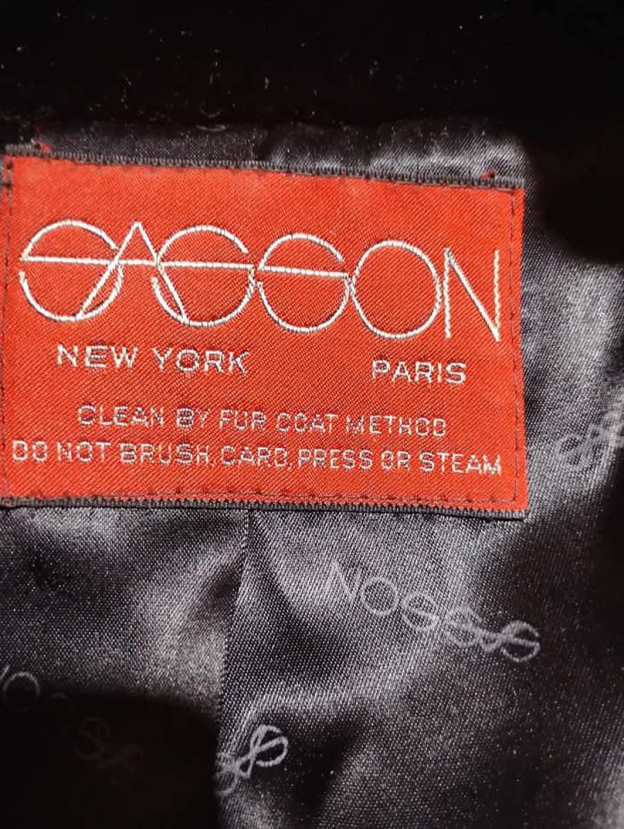 sasson size 12 fur coat