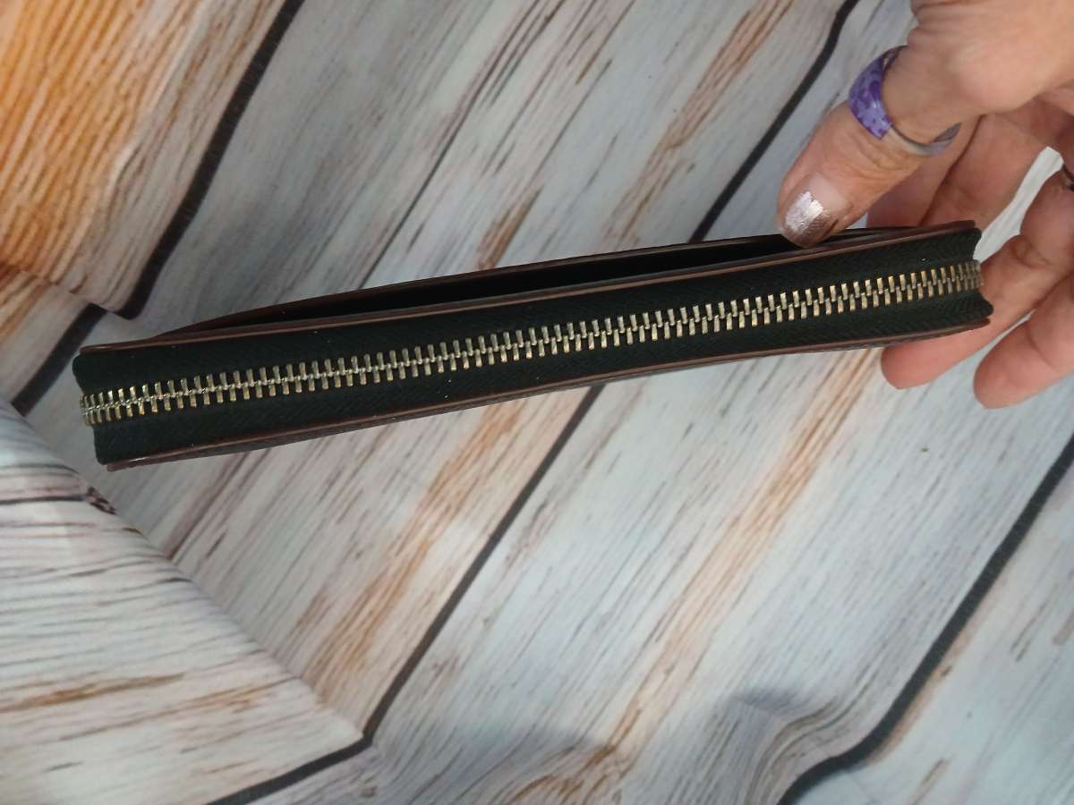 Coach Zip Around Accordion style wallet