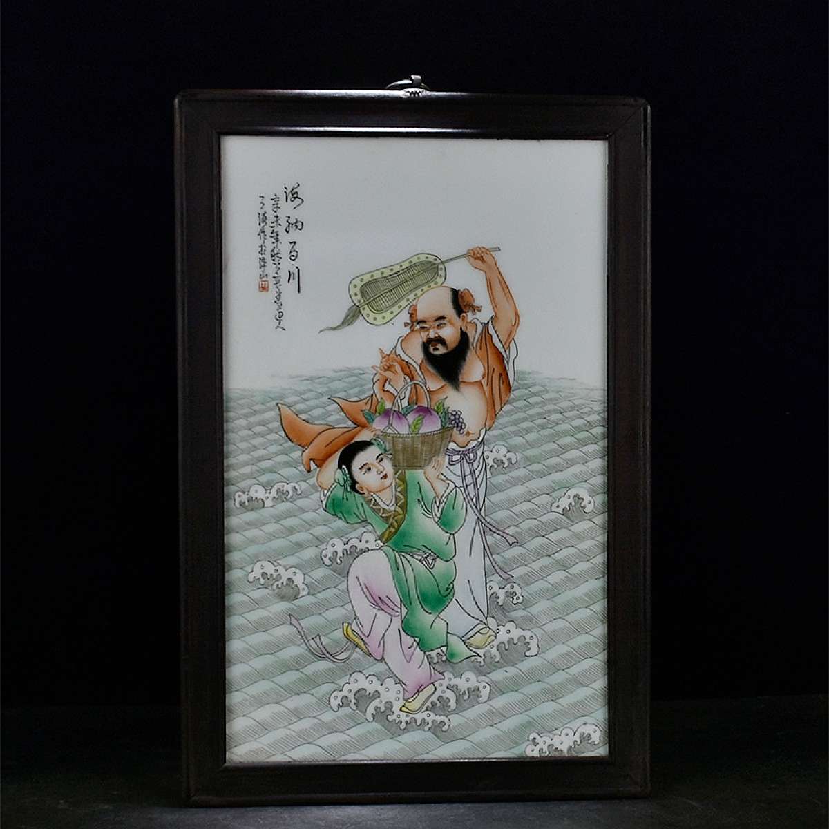 Chinese ceramic painting Asian antique porcelain