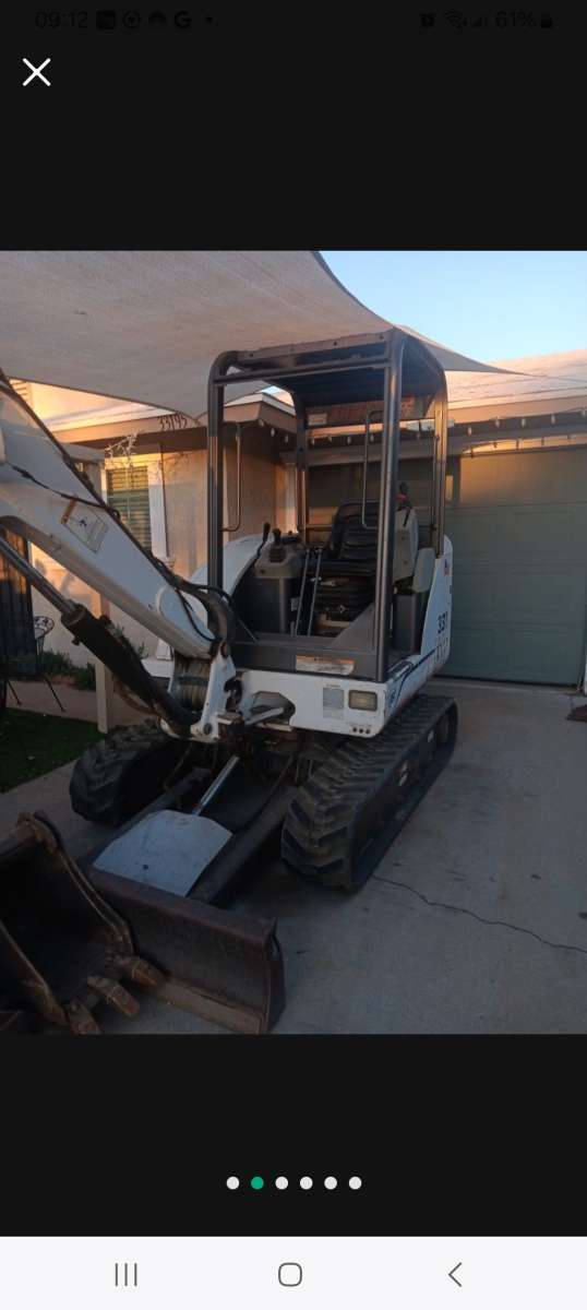 mini escavator bob cat 331D