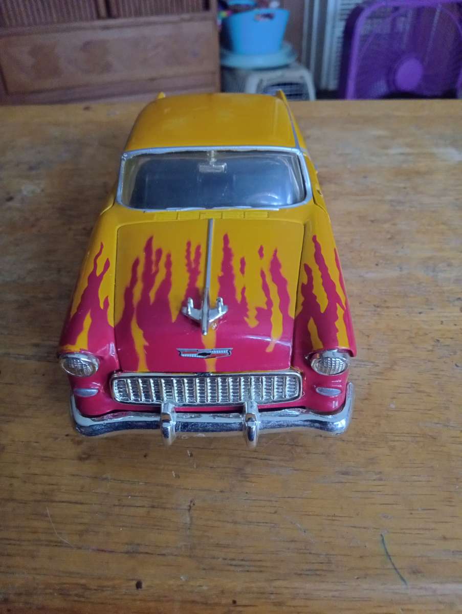 50 GMC Panel Truck and 55 Chevy Bel Air