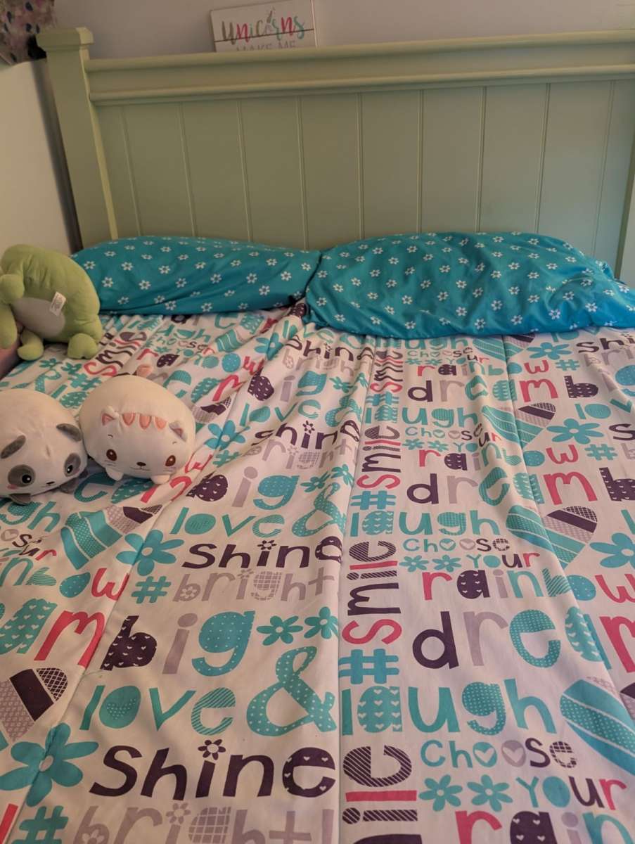 full size bed and mattress