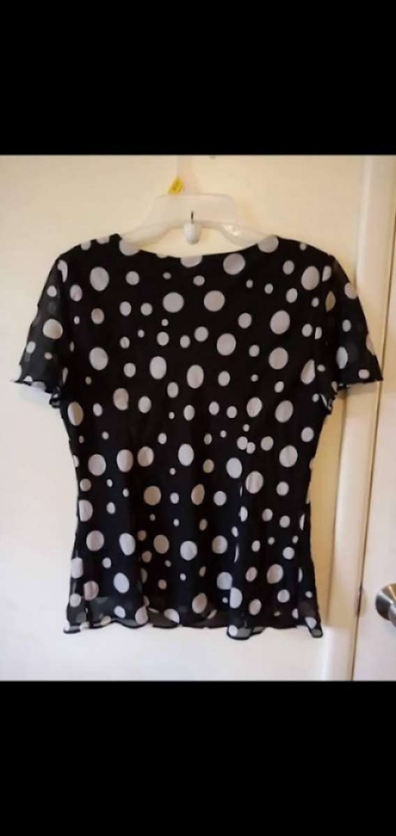 womens polka dot Skirt and Top