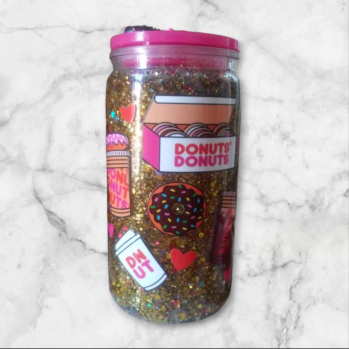 SNOWGLOBE TUMBLERS DONUTS
