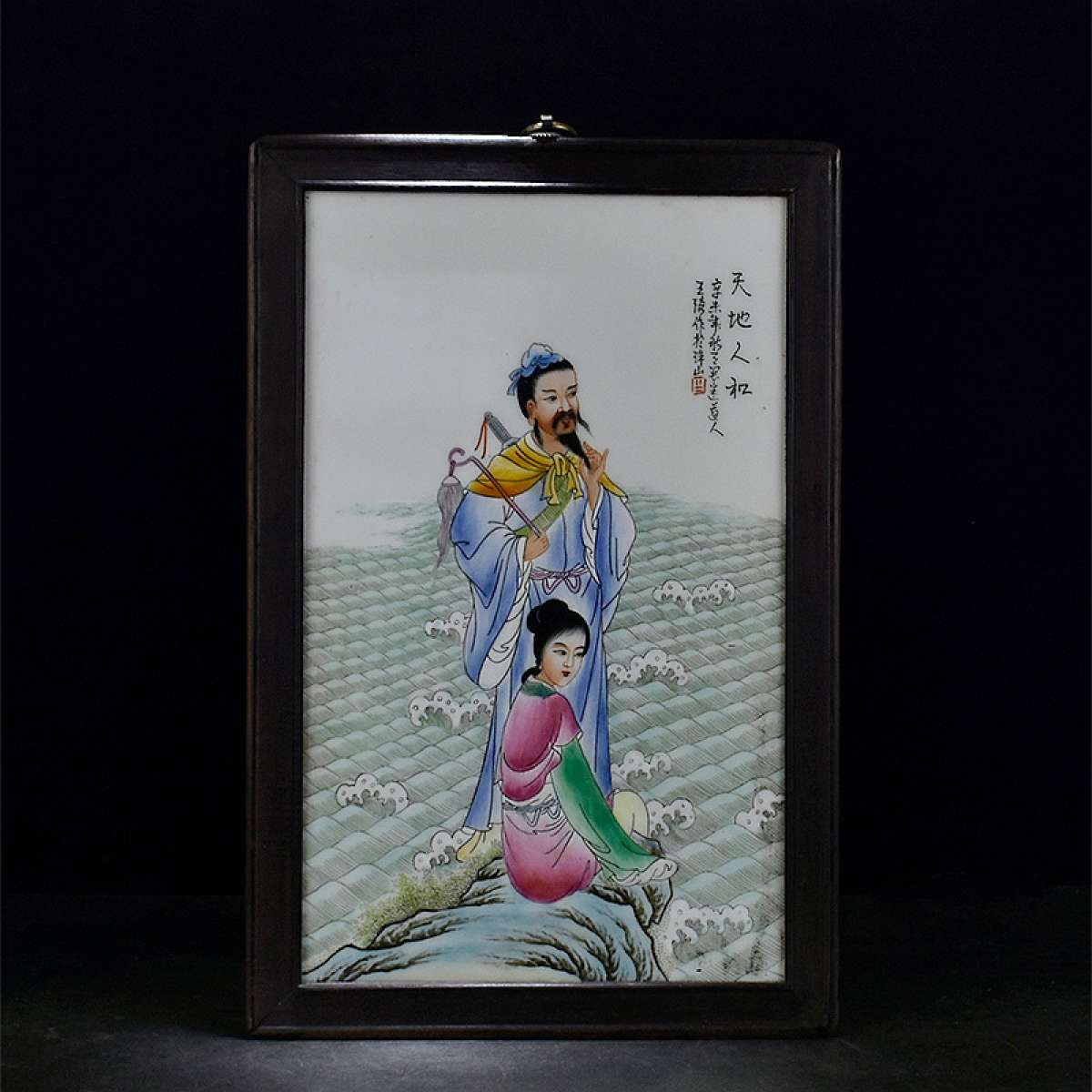 Chinese ceramic painting Asian antique porcelain