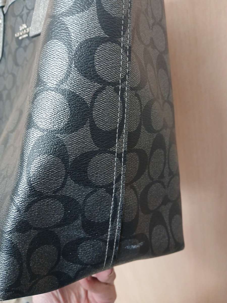 Coach Signature PVC Reversible City Tote