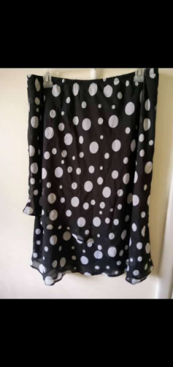 womens polka dot Skirt and Top