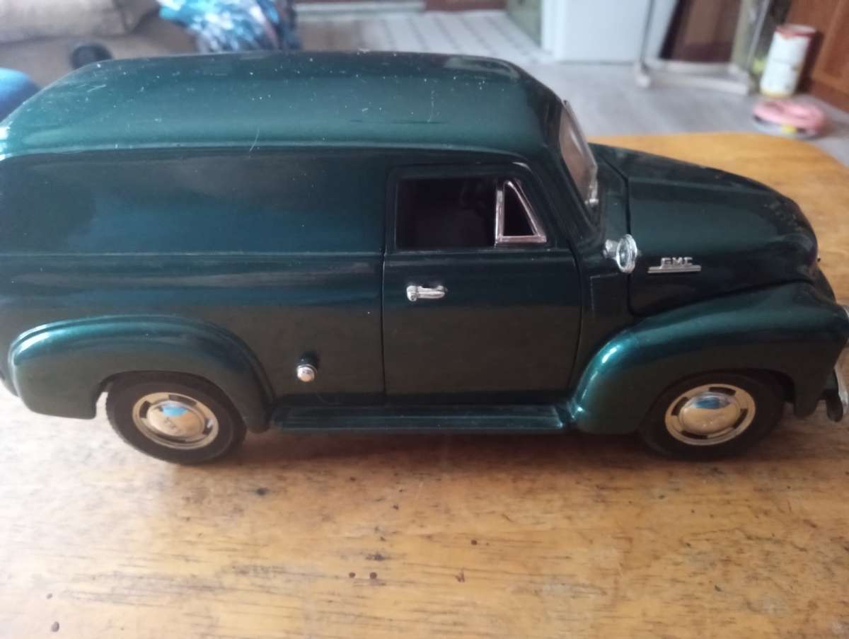 50 GMC Panel Truck and 55 Chevy Bel Air