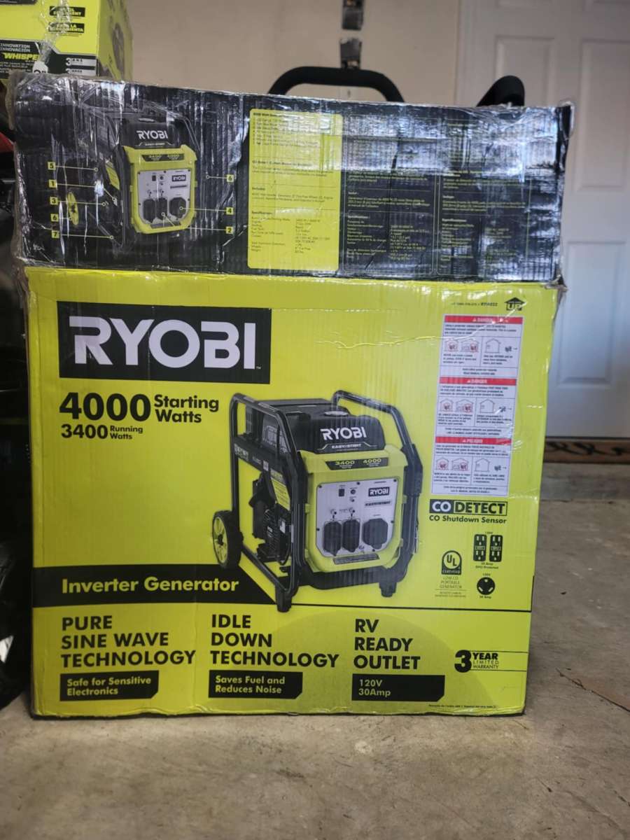 Generador Ryobi 4000 Watts Nuevo Trabajando Muy bien