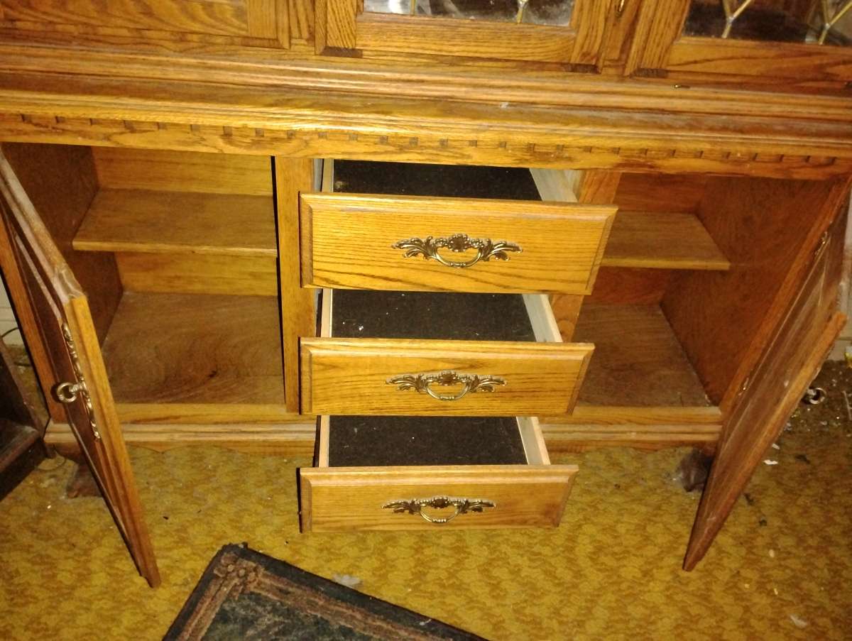 Amish china hutch