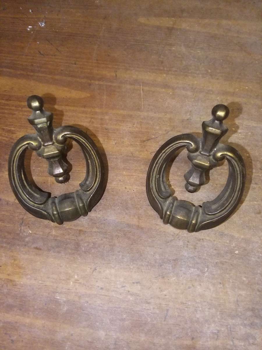 KBC vintage brass drawer pulls