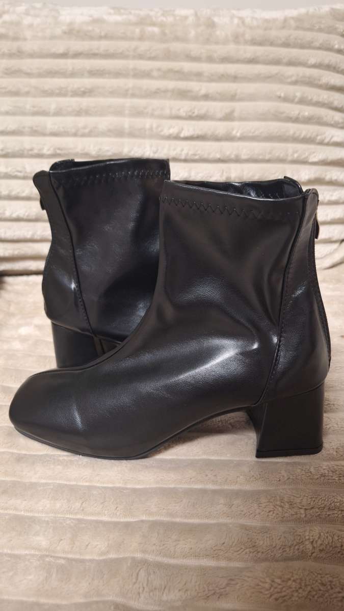 Black ankle boots