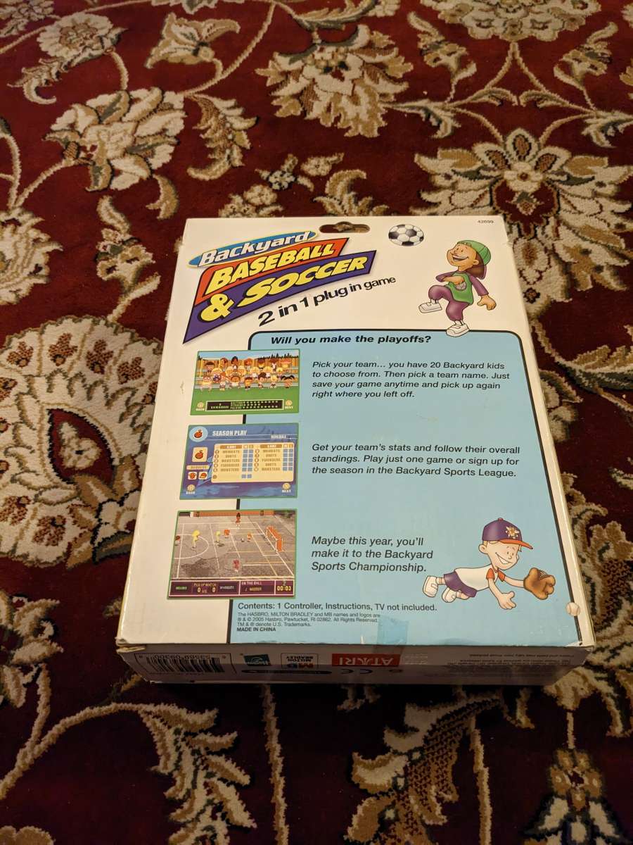 Backyard Baseball and Soccer
