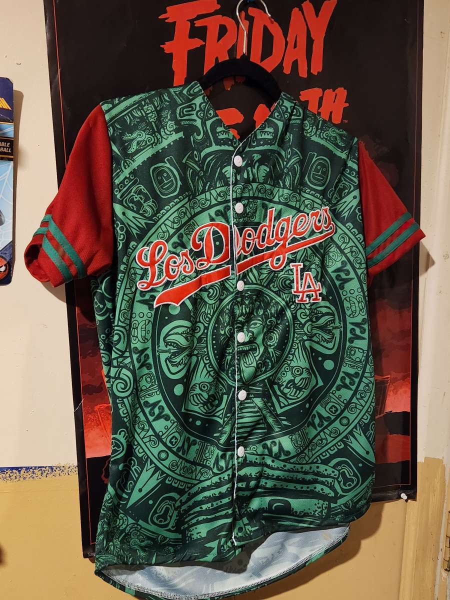 Los dodgers Aztec calendar jersey