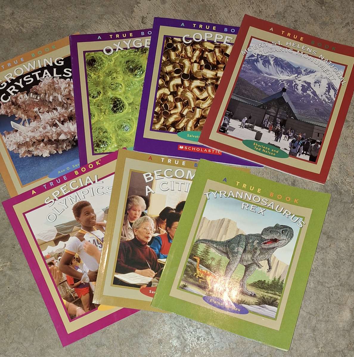 Lot A True Book by Scholastic 7 books total
